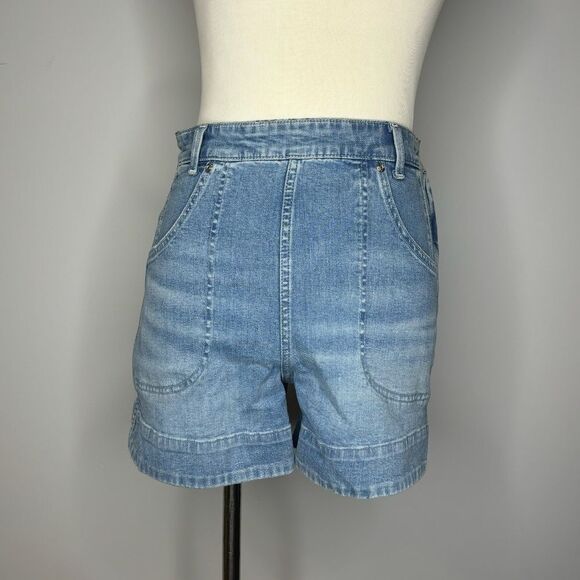 Lee Pants - Lee- Denim Jean Shorts with Side Zipper